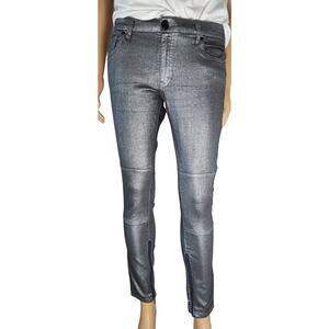 BCBG GENERATION Jasper Gunmetal Skinny Pants Women's Sz 29 Excellent condition